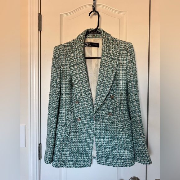 NWOT ZARA tweed jacket - Picture 7 of 11